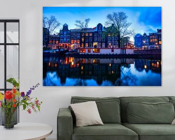 Amsterdam waterways at night by Bfec.nl