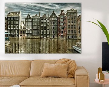 Panorama du centre ville d'Amsterdam sur Humphry Jacobs