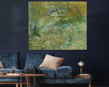 Rivieroever in de lente, Vincent van Gogh