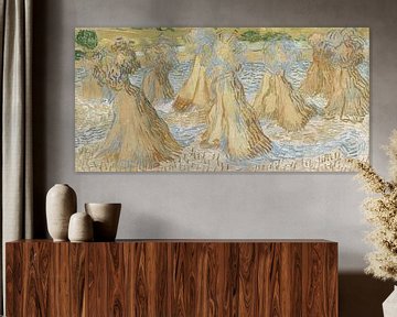 Sheaves of Wheat, Vincent van Gogh