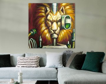 Robo Lion sur Lions-Art