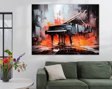 MUSIC ART Piano by Melanie Viola