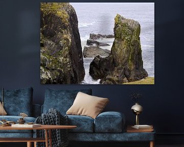 Cliffs , at Butt of Lewis, Scotland by Janny Schilderink......Atelier "de Tuute "