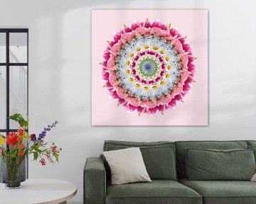 Pink Mandala van Klaartje Majoor