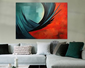 Abstract Modern 6795 van Abstract Schilderij