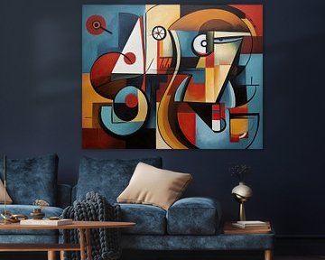 Modern Abstrakt 81931 van Abstract Schilderij