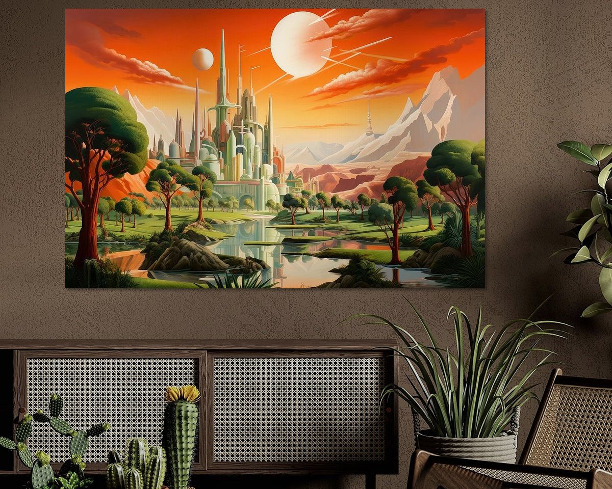 Example of the artwork in a room