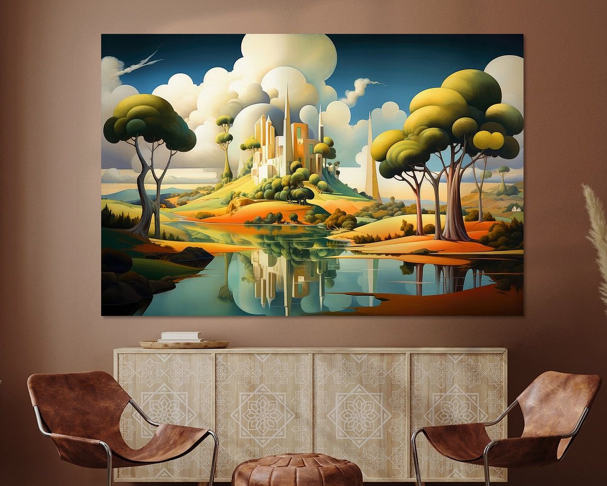 Example of the artwork in a room