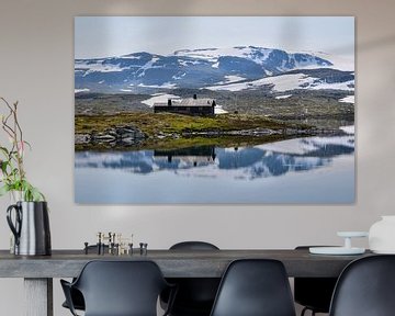 Weerspiegeling op de Hardangervidda van Jarne Buttiens