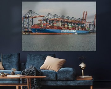 Cosco Shipping CSCL Pacific Ocean containerschip. van Jaap van den Berg