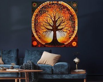 Autumn Tree of Life by Starworks:  LinaLena van der Star