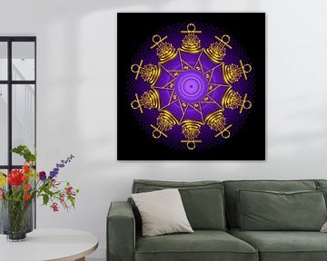 Mandala de cristal-Saint Germain sur SHANA-Lichtpionier