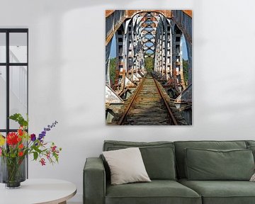Pont ferroviaire en acier Urbex sur BHotography