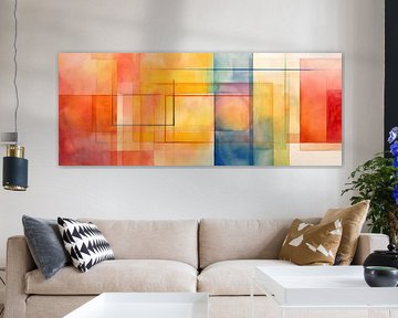 Kleurrijk 42963 van Abstract Schilderij