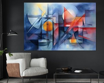 Abstract Modern 85983 van Abstract Schilderij