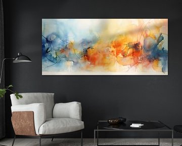 Kleurrijk abstract schilderij 136922 van Abstract Schilderij