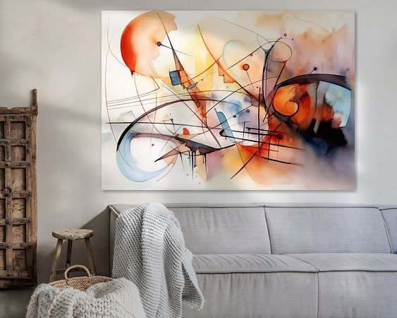 Example of the artwork in a room