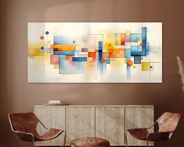 Eenvoudig Mooi Abstract 223926 van Abstract Schilderij