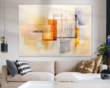 Werk aan de Muur 224952 van Abstract Schilderij