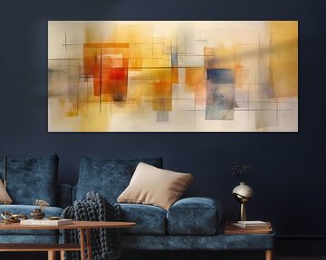 Transparant schilderij 329953 van Abstract Schilderij