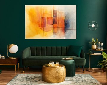 Abstract Expressionisme 352979 van Abstract Schilderij