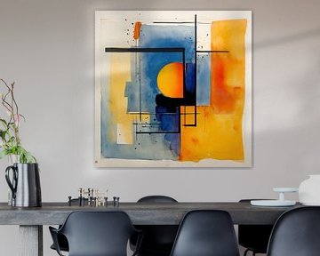 Kleurrijk abstract 370947 van Abstract Schilderij