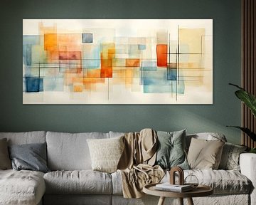 Modern Abstract Expressionisme 486999 van Abstract Schilderij