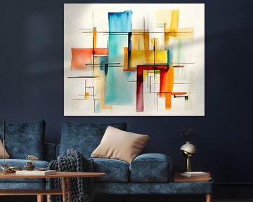 Modern Abstract Expressionisme 512981 van Abstract Schilderij