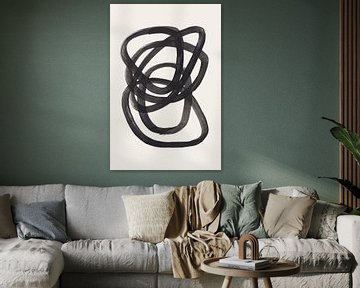 Black Ink Spirals by Ejaaz Haniff