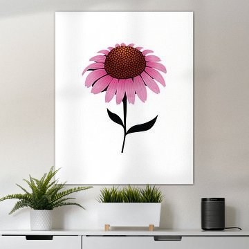 Abstrakter Sonnenhut