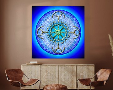 Mandala de cristal-Amour de Jésus-EL'ACHAI-Je suis ici sur SHANA-Lichtpionier