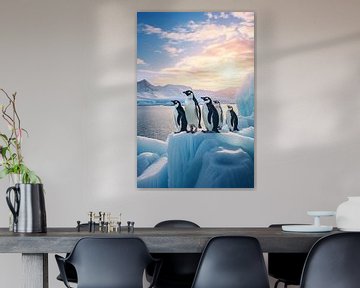Pinguïns in het noordpoolgebied van Kimmisophiee