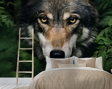 Wolf im Farn von Kimmisophiee