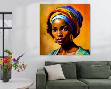 Zainab - portret van een Afrikaanse vrouw van All Africa