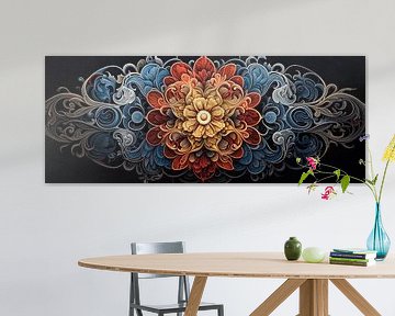 Mandala Art van Abstract Schilderij