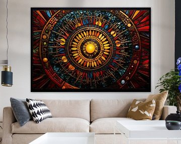 Mandala von Abstraktes Gemälde