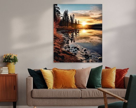 Example of the artwork in a room