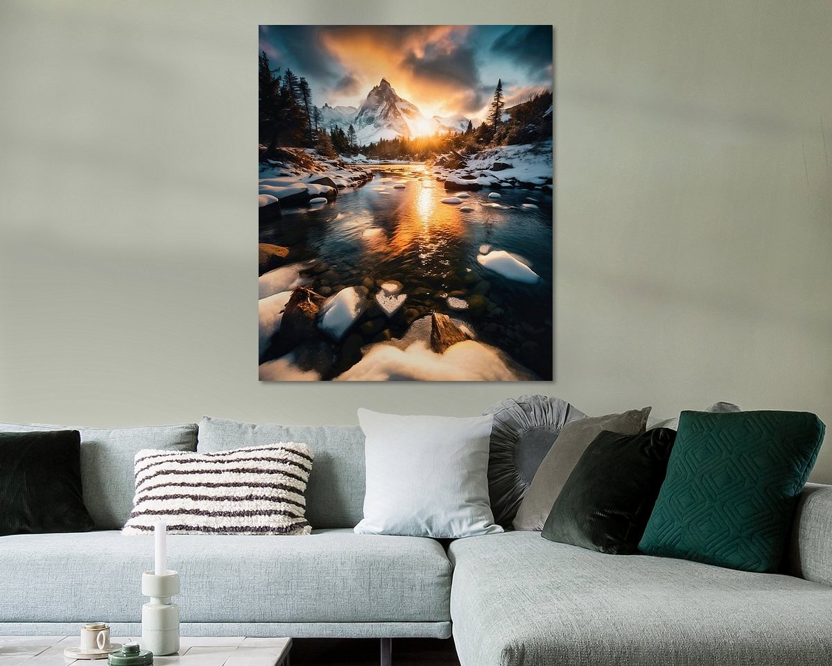 Example of the artwork in a room