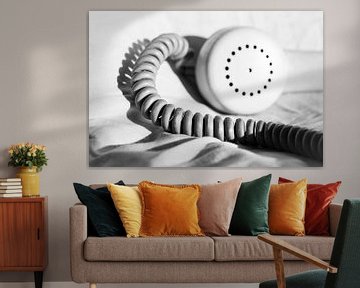Vintage telefoonhoorn, Highkey van Imladris Images