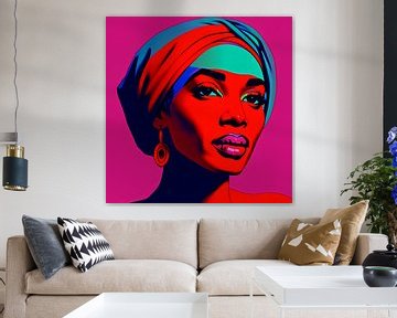 Niajama - pop art portrait by All Africa