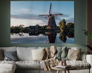 Molen op Kinderdijk van Hanno Pronk