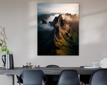 Sunrise in the mountains