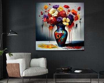 Dreamlike explosion of colour and shape by The Art Kroep