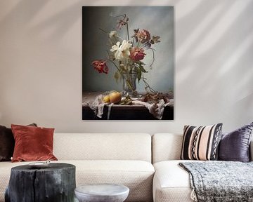 Stilleven met bloemen  van Studio Allee