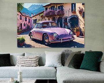 Porsche 356 in a rural ambience by DeVerviers