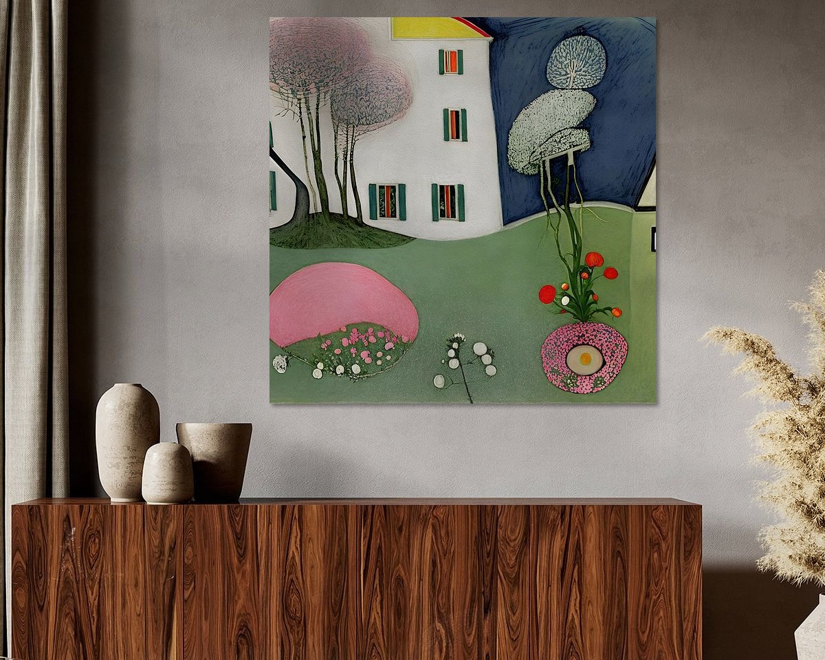 Example of the artwork in a room