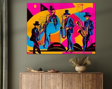 Music Band with Colours by Mustafa Kurnaz