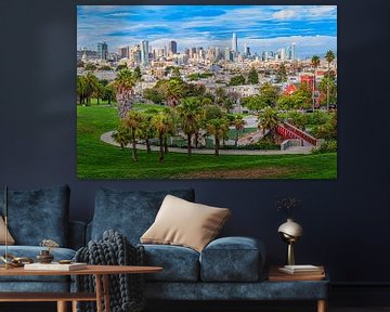 Dolores Park / Color Splash - San Francisco Kalifornien von Michel Swart