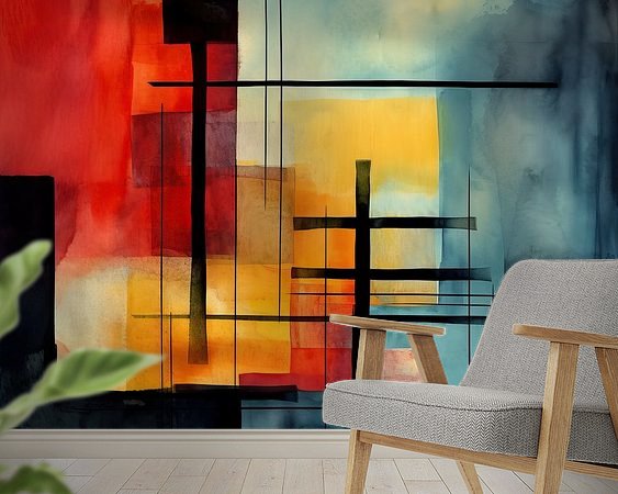 Example of the artwork in a room