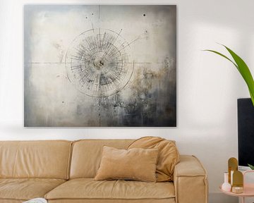 Japandi Vorm van Abstract Schilderij